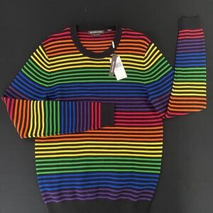 Michael Kors Multicolor Striped Crewneck Sweater